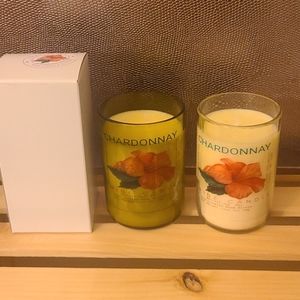 Chardonnay Wine candle